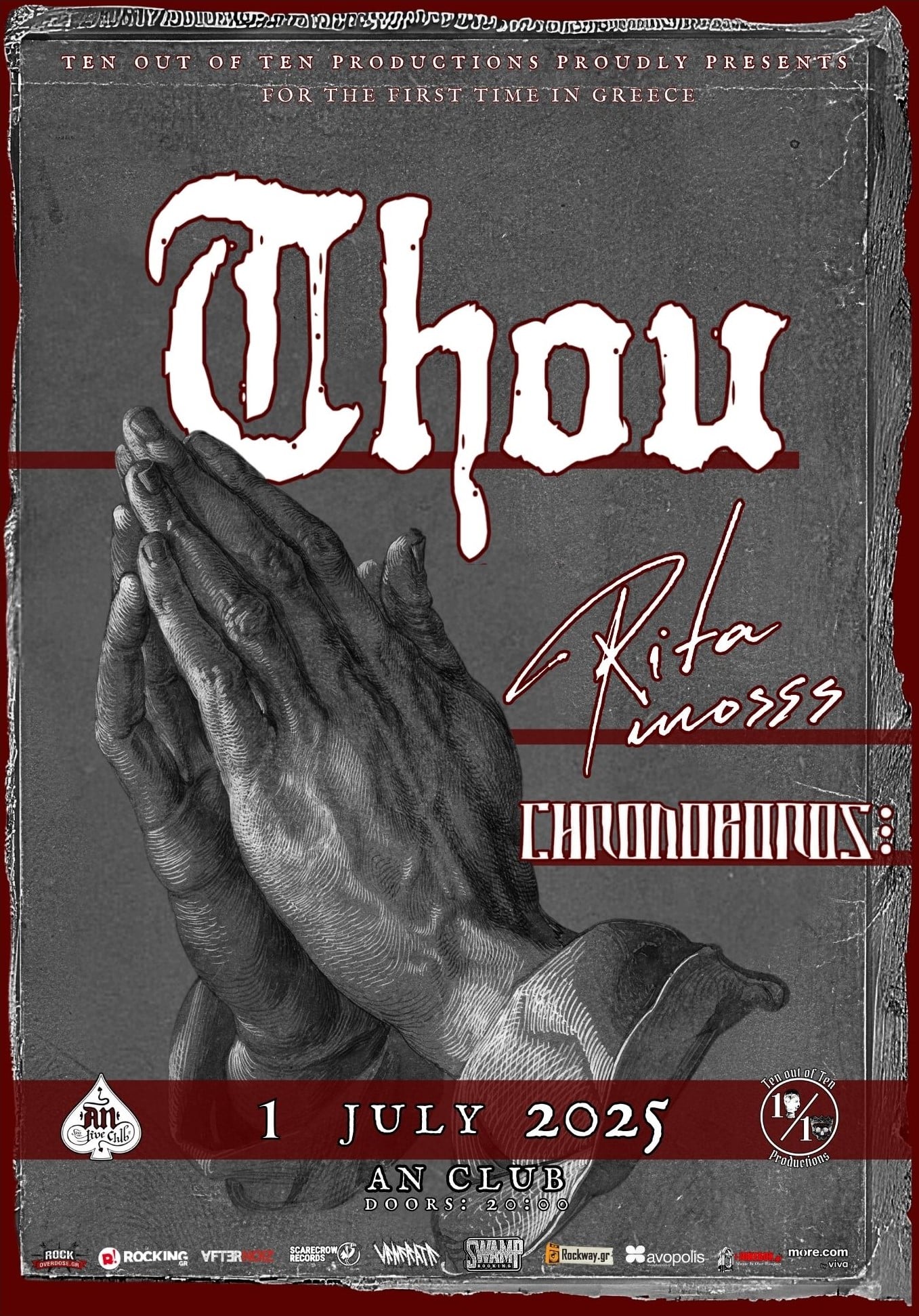 Thou |Special Guests: Rita Mosss + Chronoboros