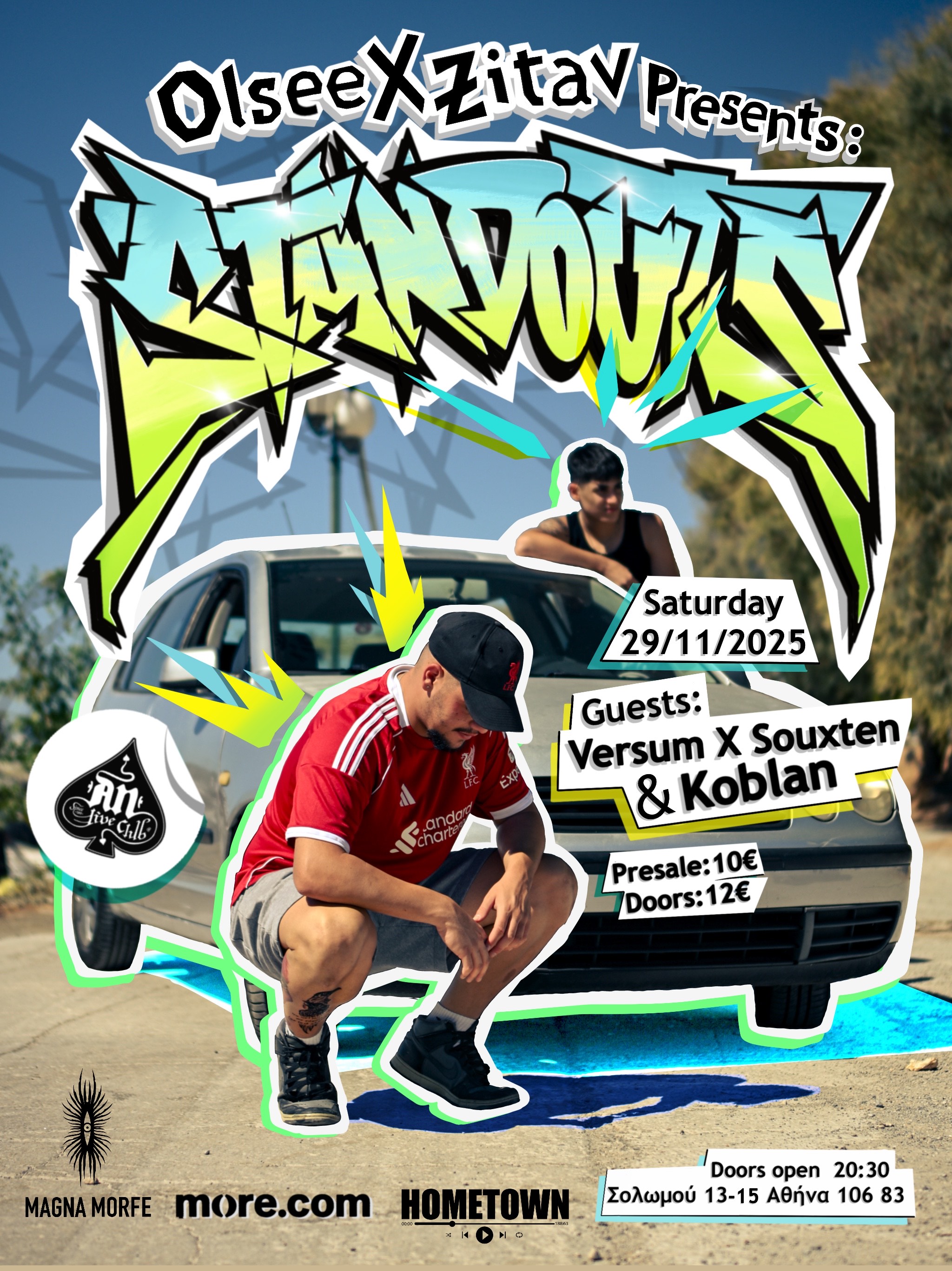 OLSEE x ZITAV  present: “Standouts” | Special guest: KOUME & HERMANO  | OPENING ACT: VERSUM X SOUXTEN & KOBLAN