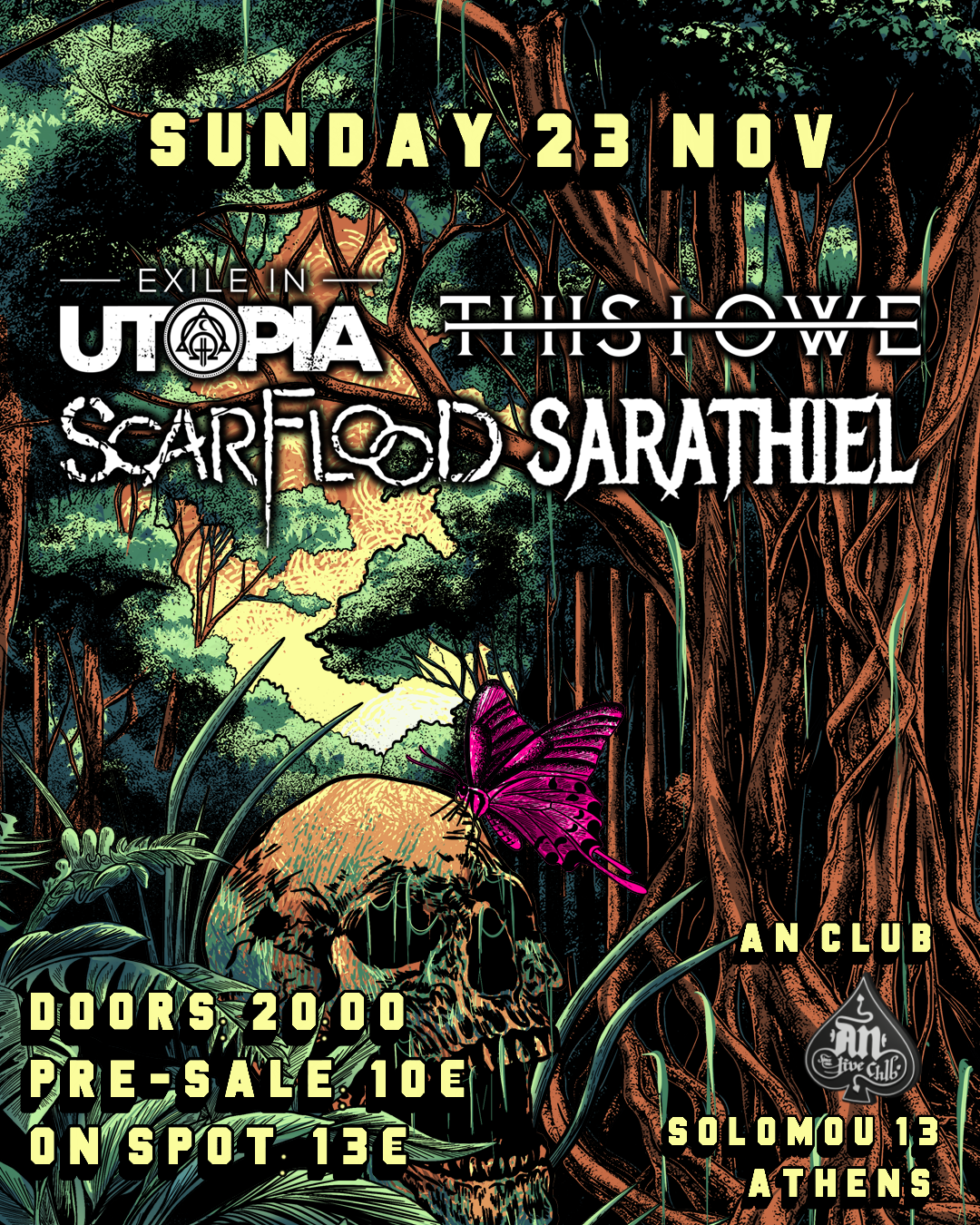 Exile In Utopia / This I Owe | Release Live Show. Support act: Scarflood / Sarathiel 