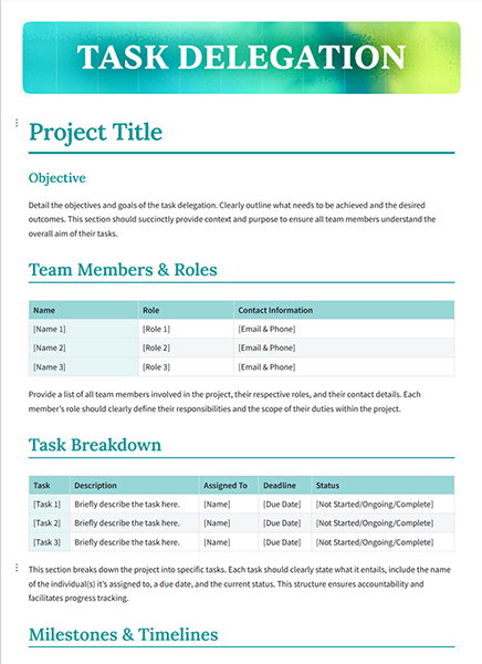 Task Delegation by bit.ai