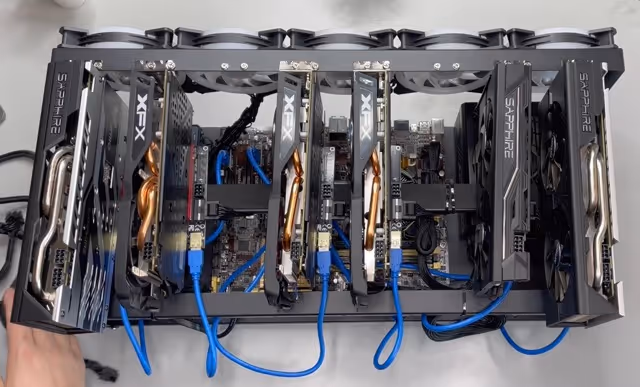 GPU-Montage Mining Frame