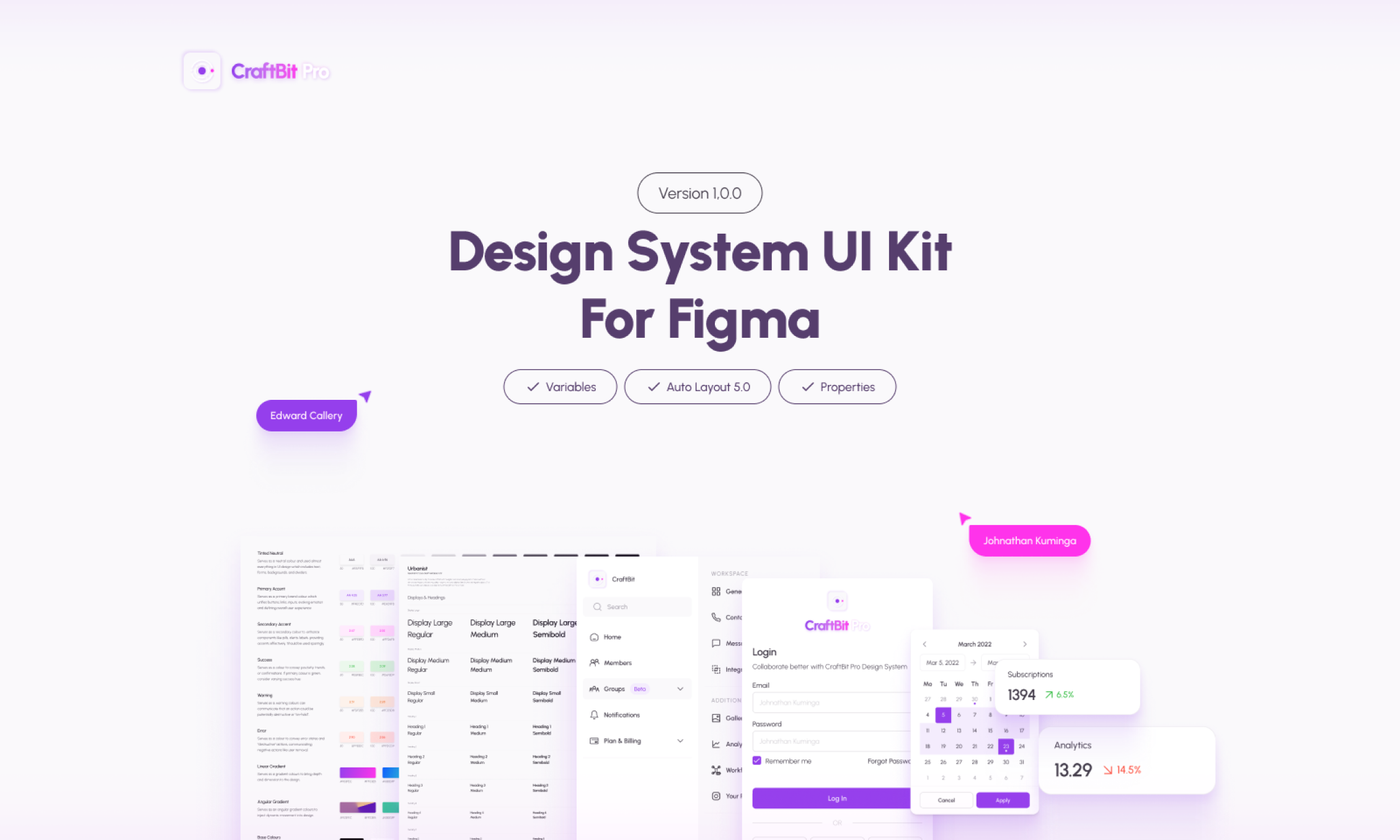 CraftBit Pro UI Kit & Design System
