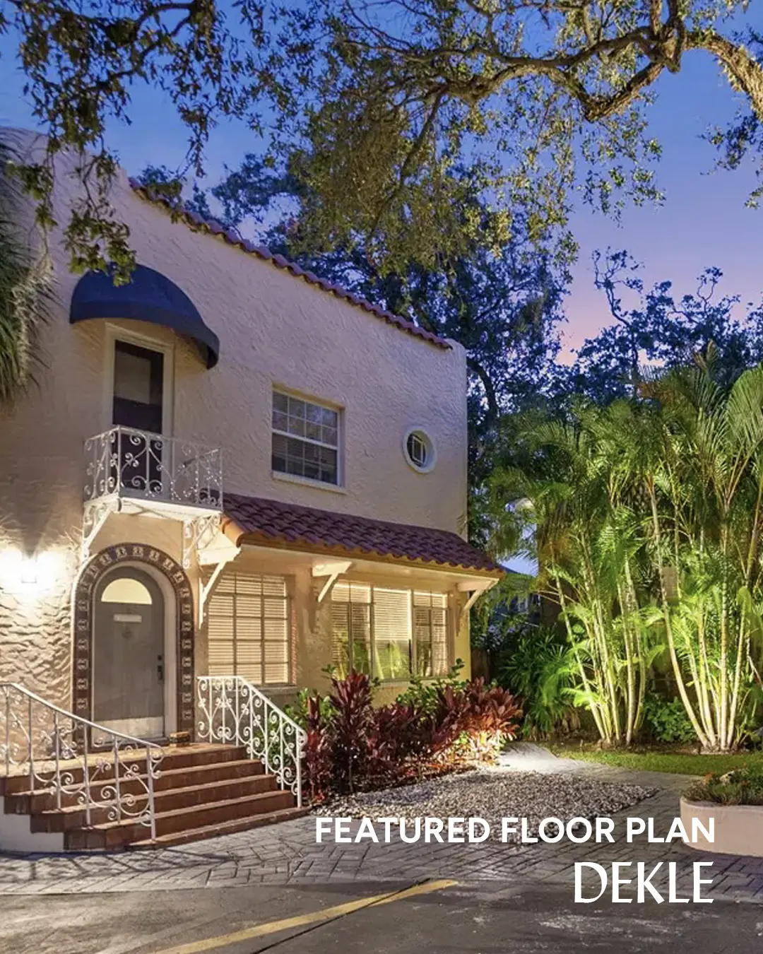 Ad for featured floor plan Dekle