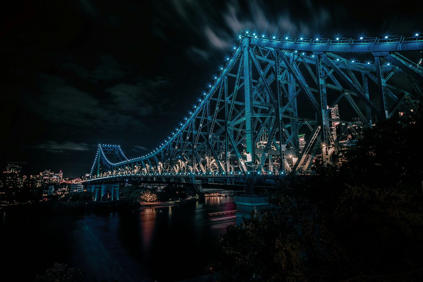 Brisbane City at night
