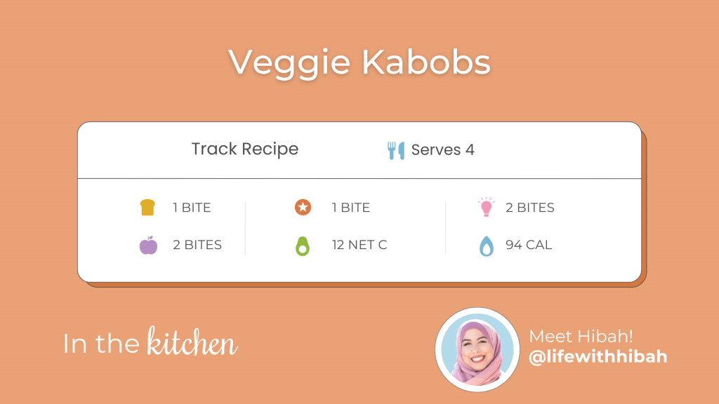 Veggie Kabobs by Chef Hibah