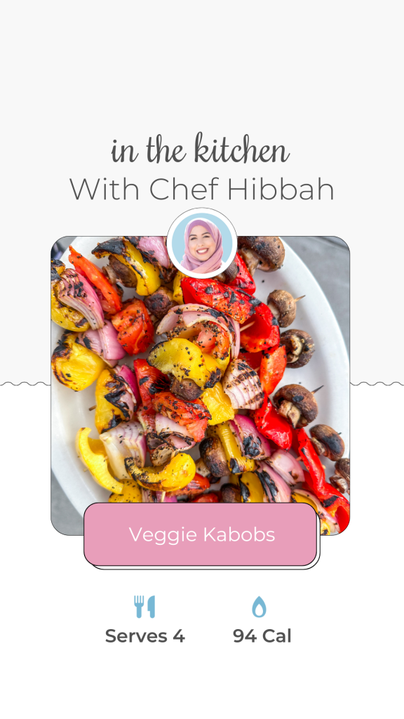 Veggie Kabobs by Chef Hibah