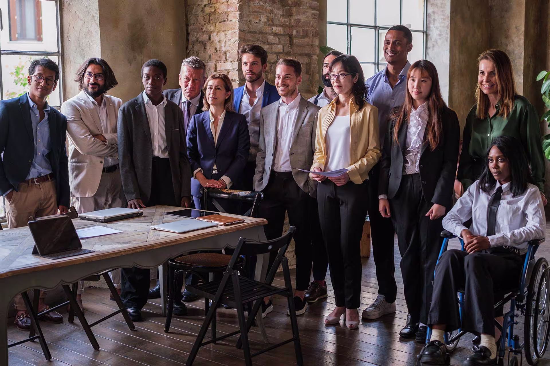 Diverse leadership team embracing digital transformation and future-ready CRM strategies, aligned with evolving technology trends and remote-first operations.