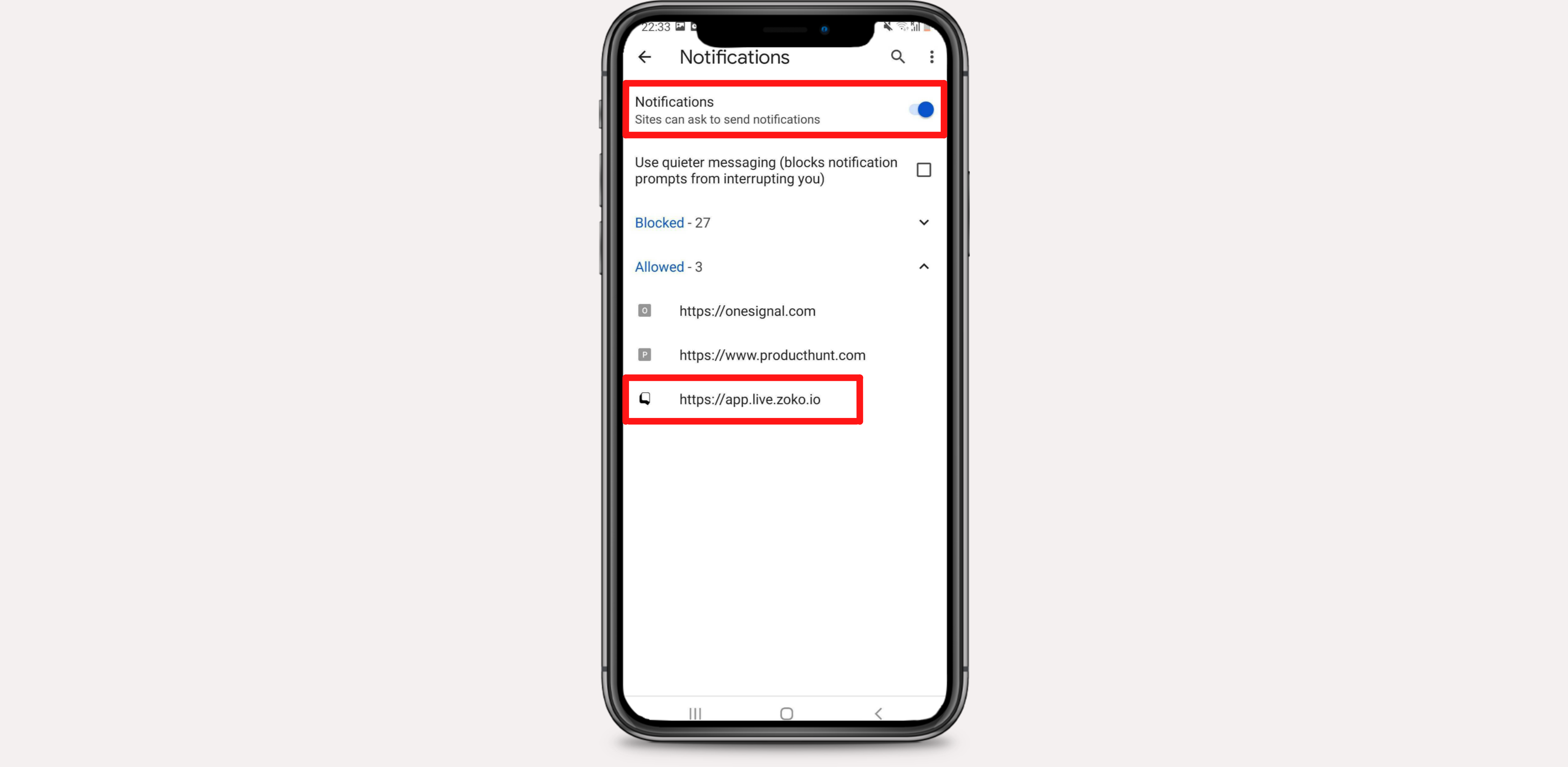 Enable Notifications 