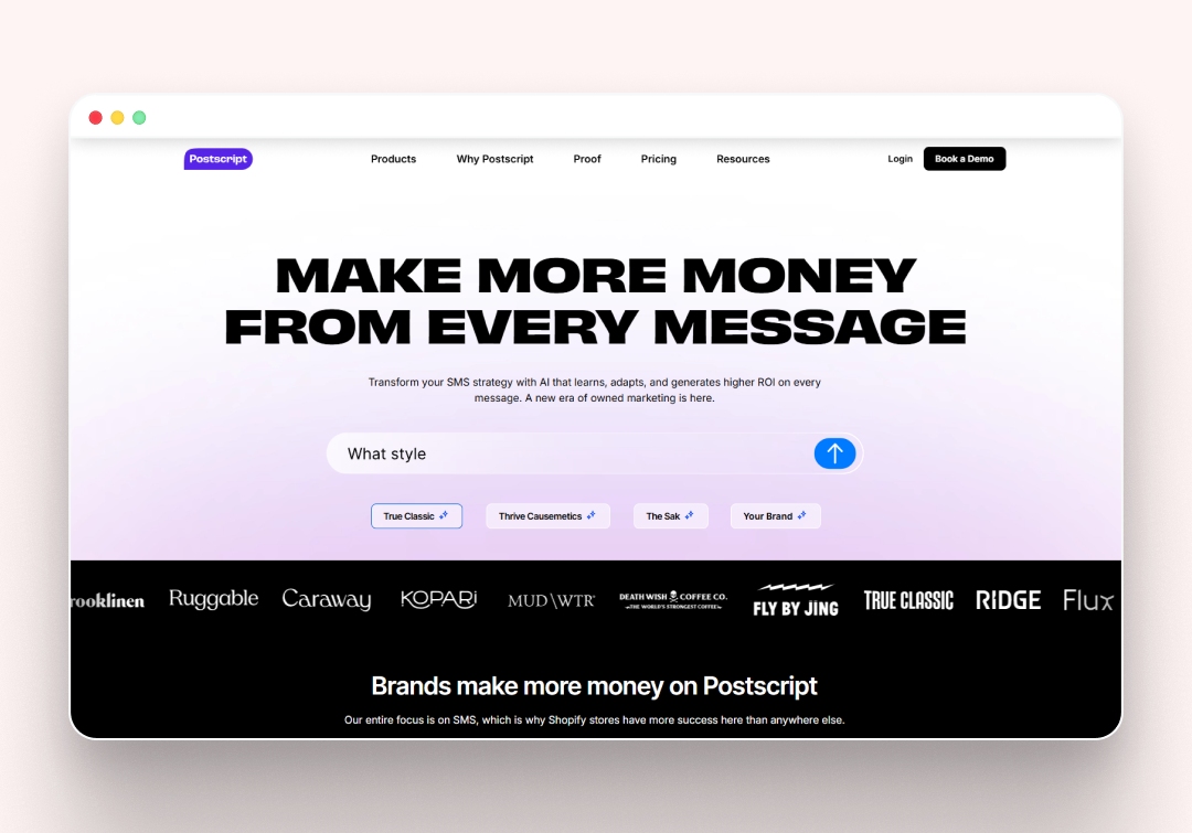 Postscript: Best Dedicated SMS Marketing Platform