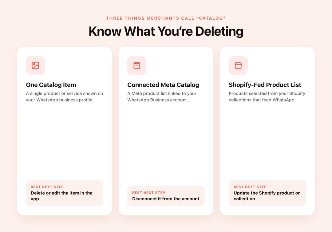 Before You Delete: Understand What “Catalog” Means in WhatsApp Business