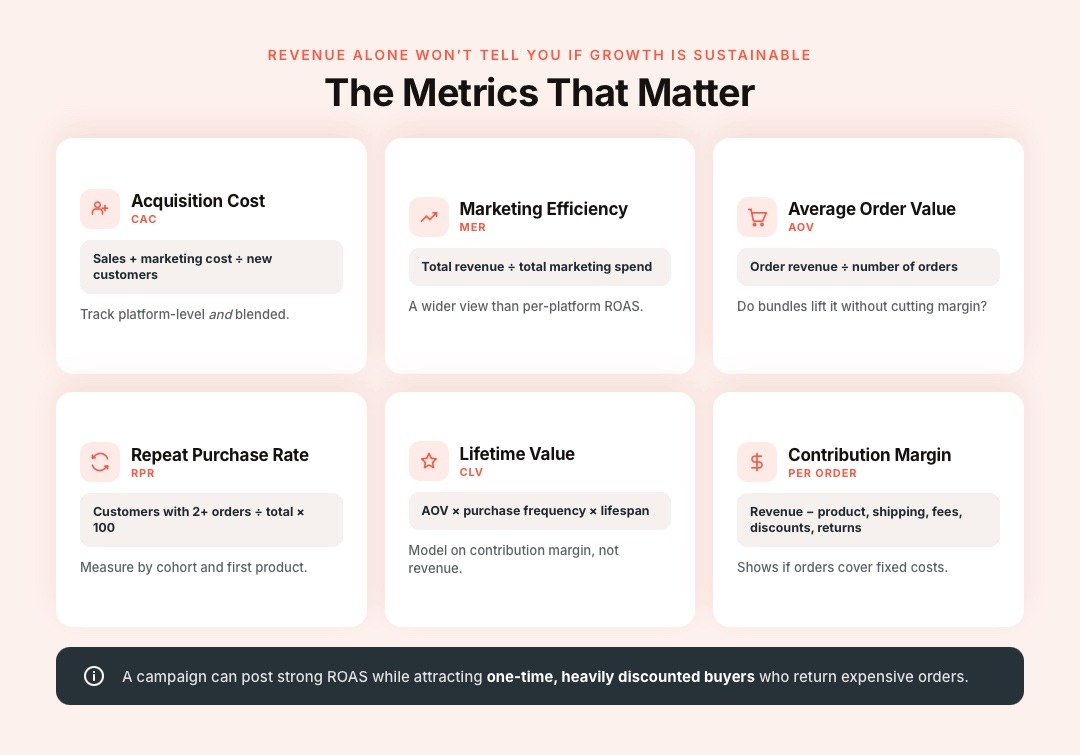D2C Brand Marketing Metrics to Track