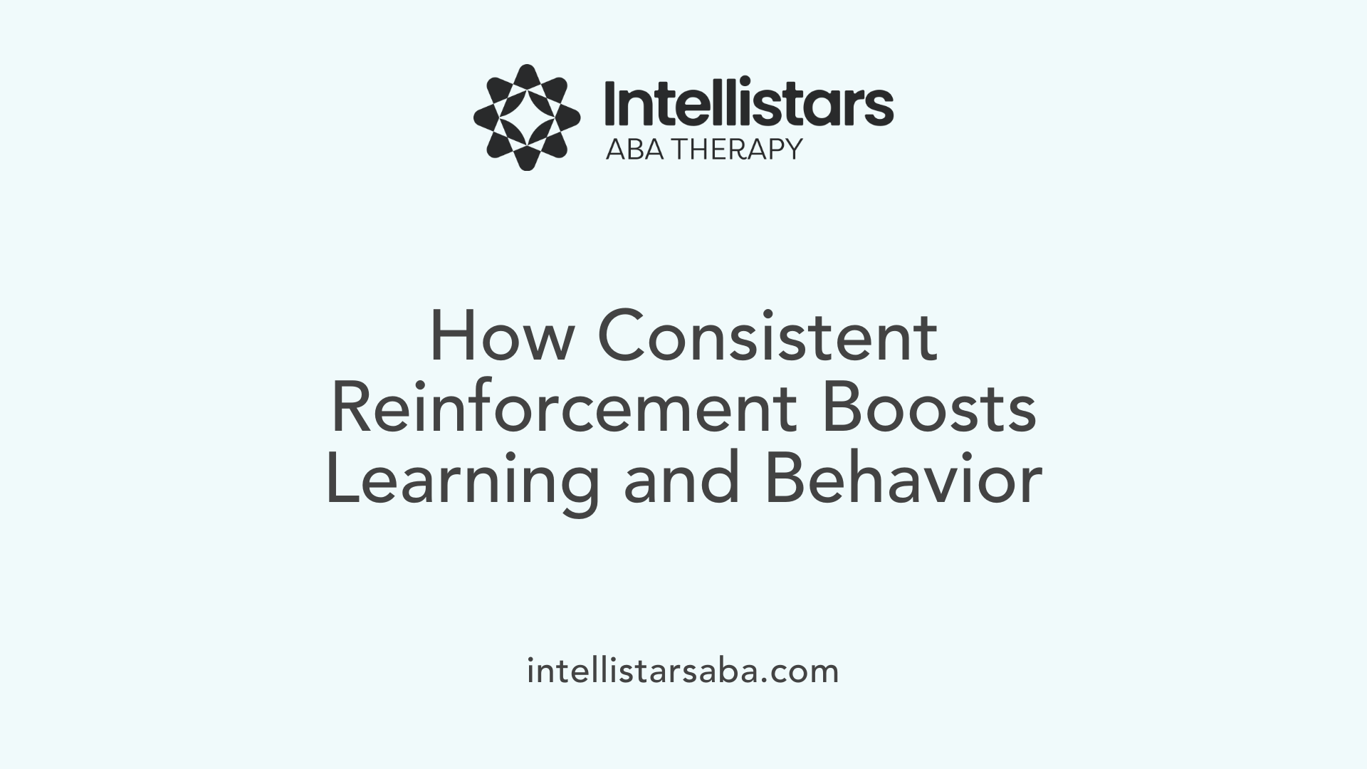 How Consistent Reinforcement Boosts Learning and Behavior
