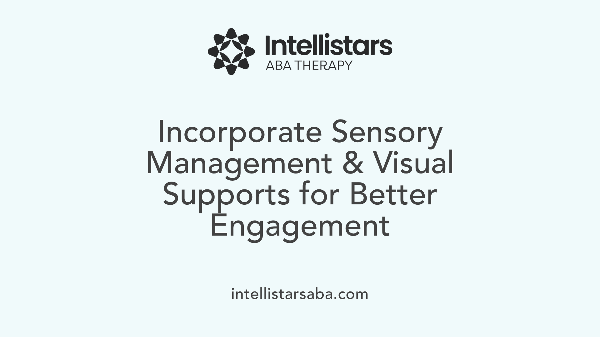 Incorporate Sensory Management &amp; Visual Supports for Better Engagement