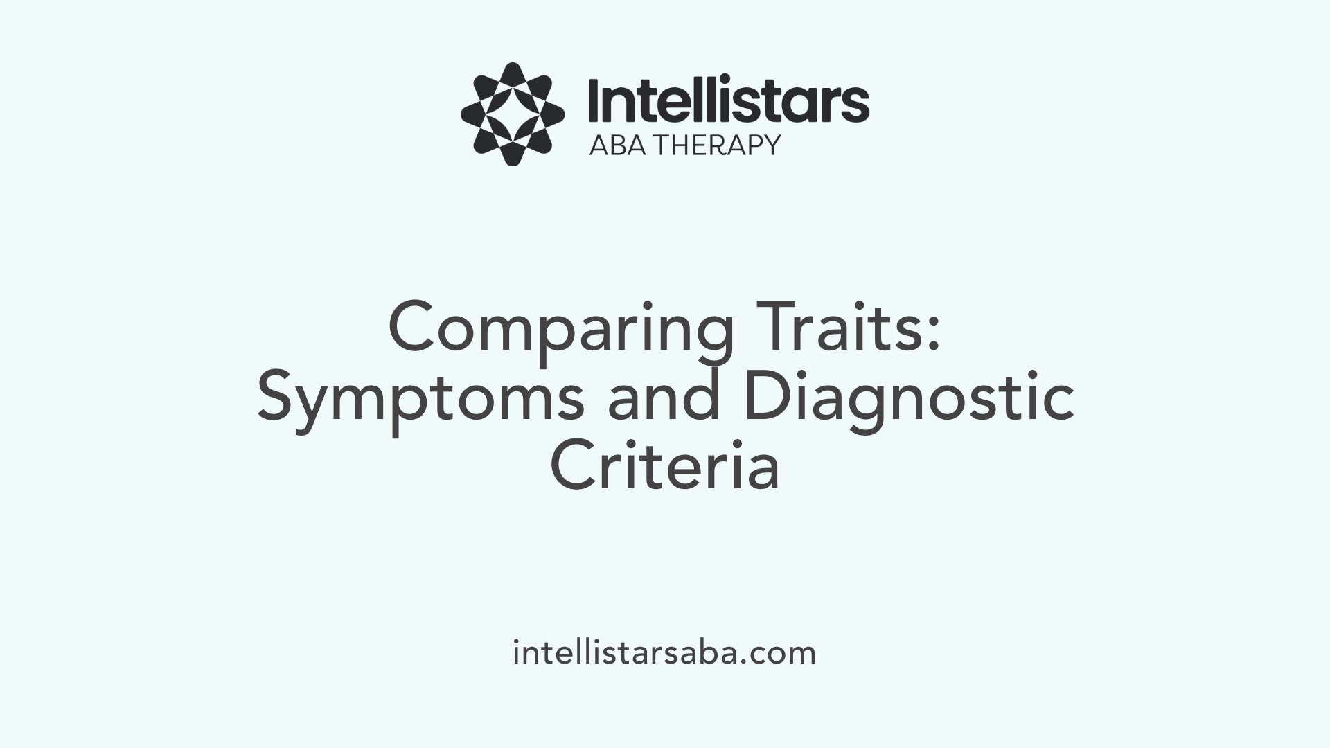 Comparing Traits: Symptoms and Diagnostic Criteria
