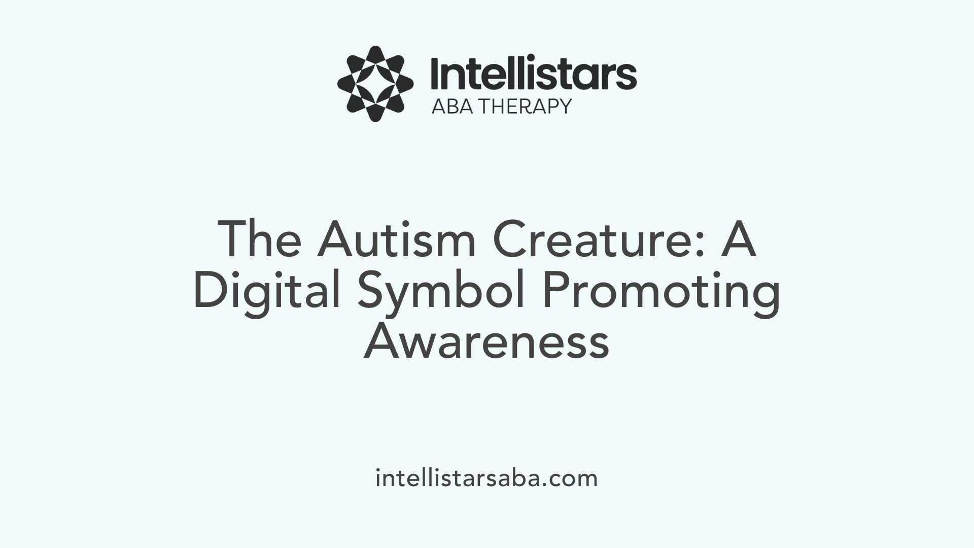 The Autism Creature: A Digital Symbol Promoting Awareness