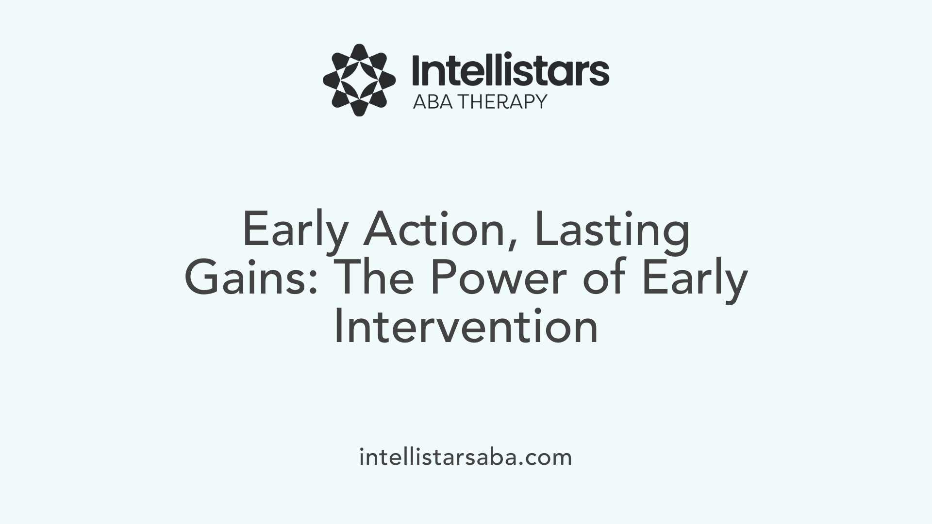Early Action, Lasting Gains: The Power of Early Intervention