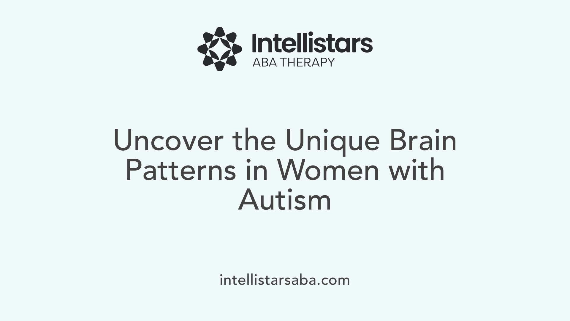 Uncover the Unique Brain Patterns in Women with Autism