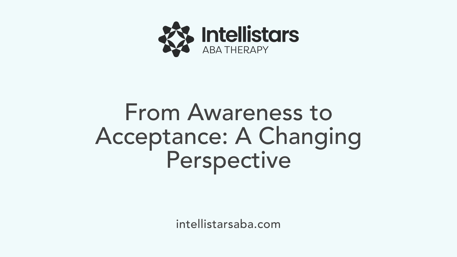 From Awareness to Acceptance: A Changing Perspective