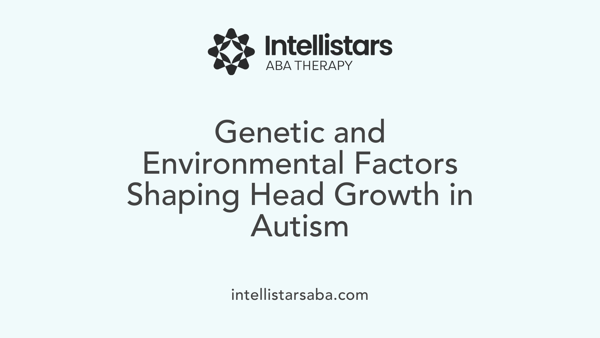 Genetic and Environmental Factors Shaping Head Growth in Autism