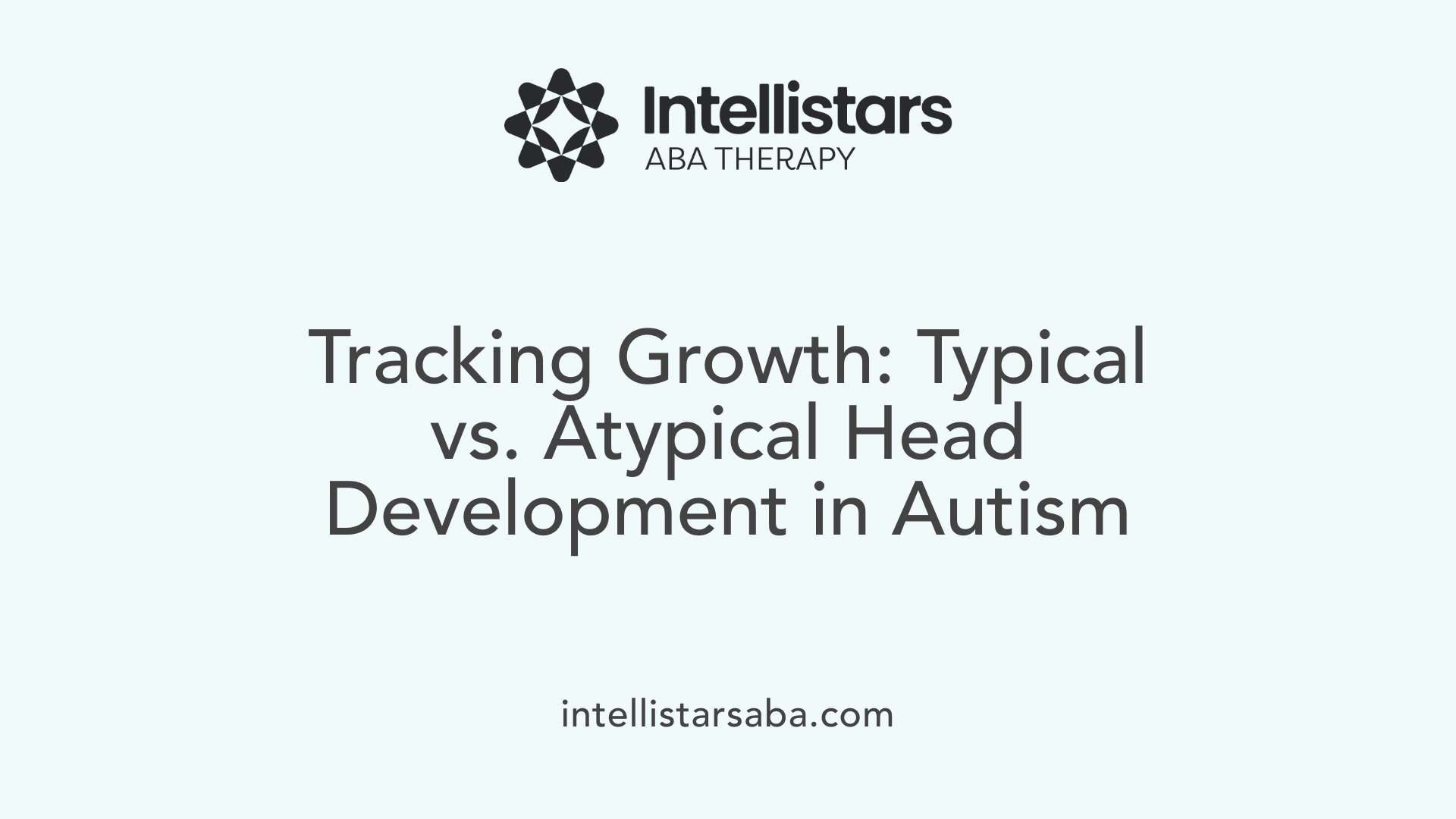 Tracking Growth: Typical vs. Atypical Head Development in Autism