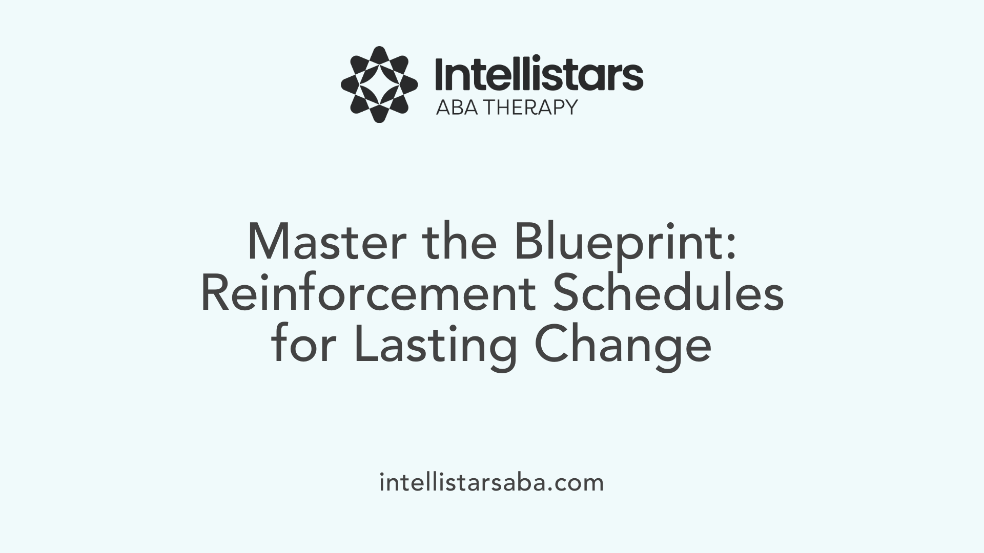 Master the Blueprint: Reinforcement Schedules for Lasting Change