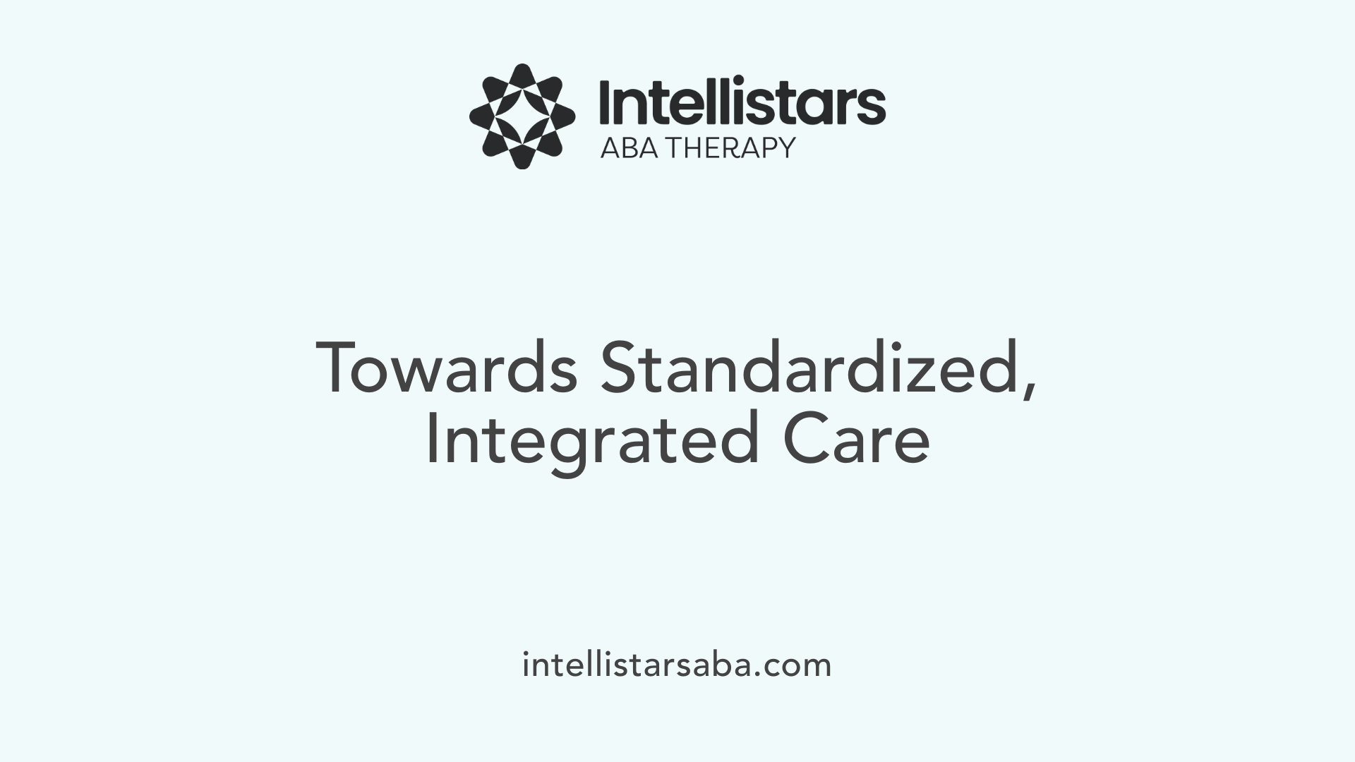 Towards Standardized, Integrated Care