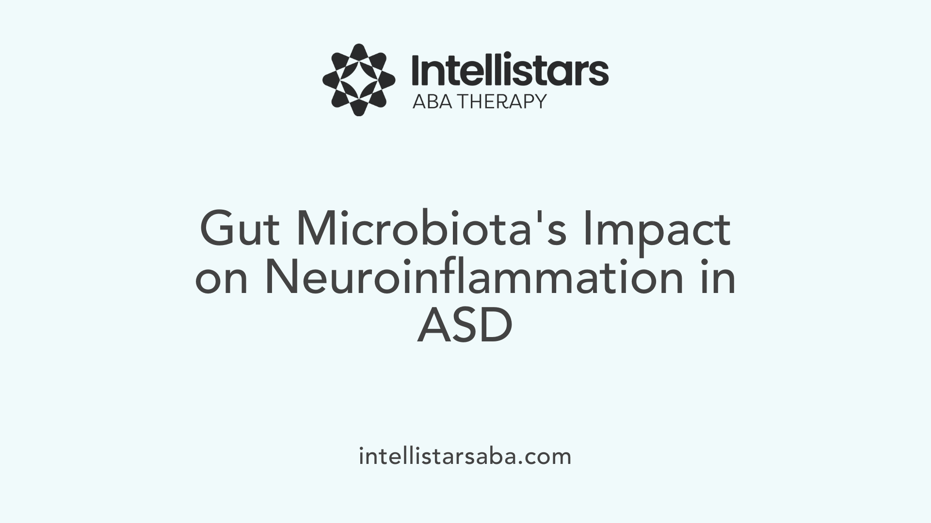 Gut Microbiota's Impact on Neuroinflammation in ASD