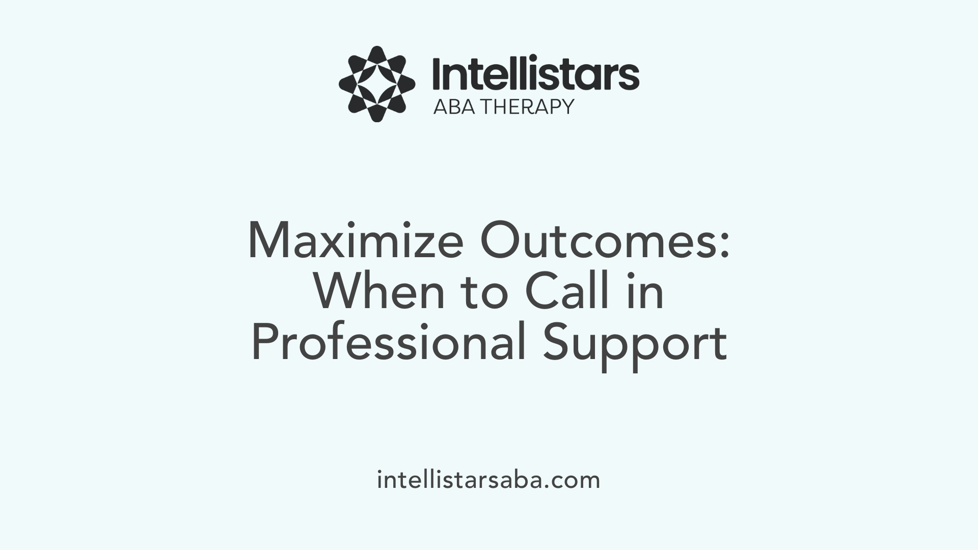 Maximize Outcomes: When to Call in Professional Support