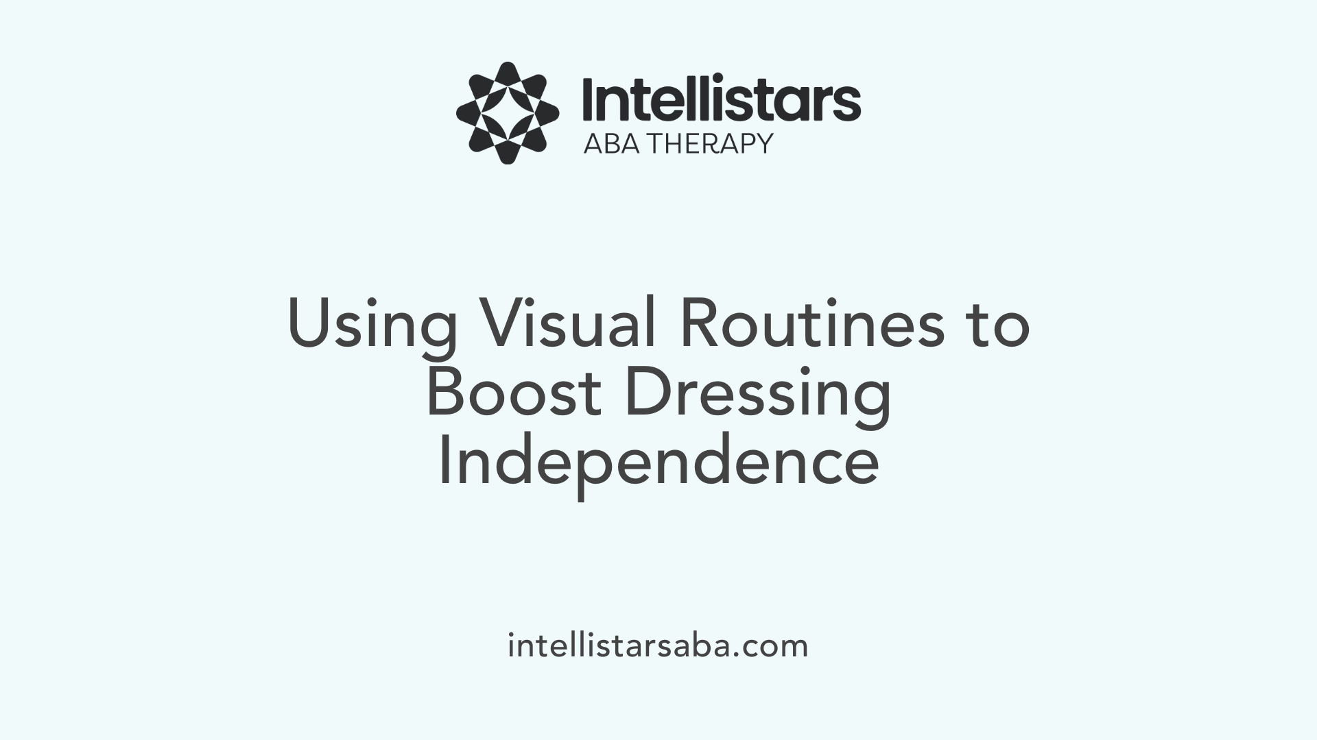 Using Visual Routines to Boost Dressing Independence