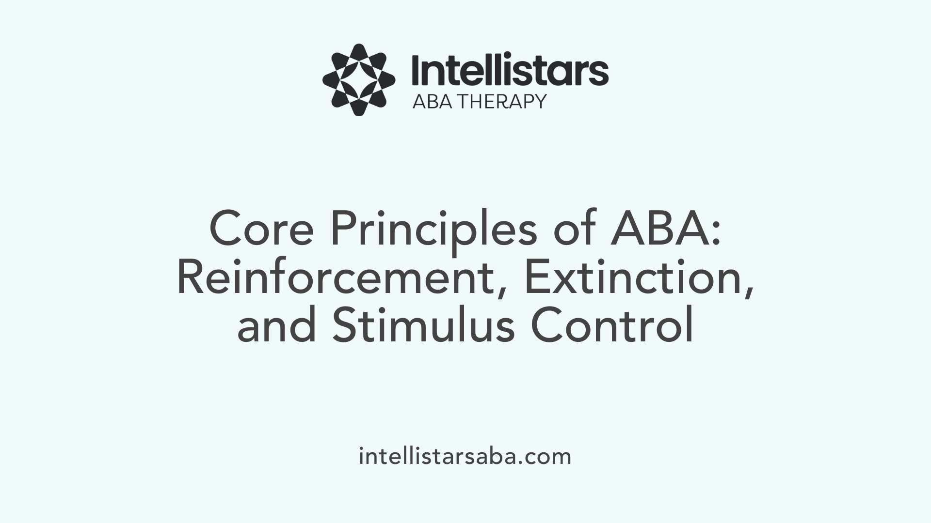Core Principles of ABA: Reinforcement, Extinction, and Stimulus Control