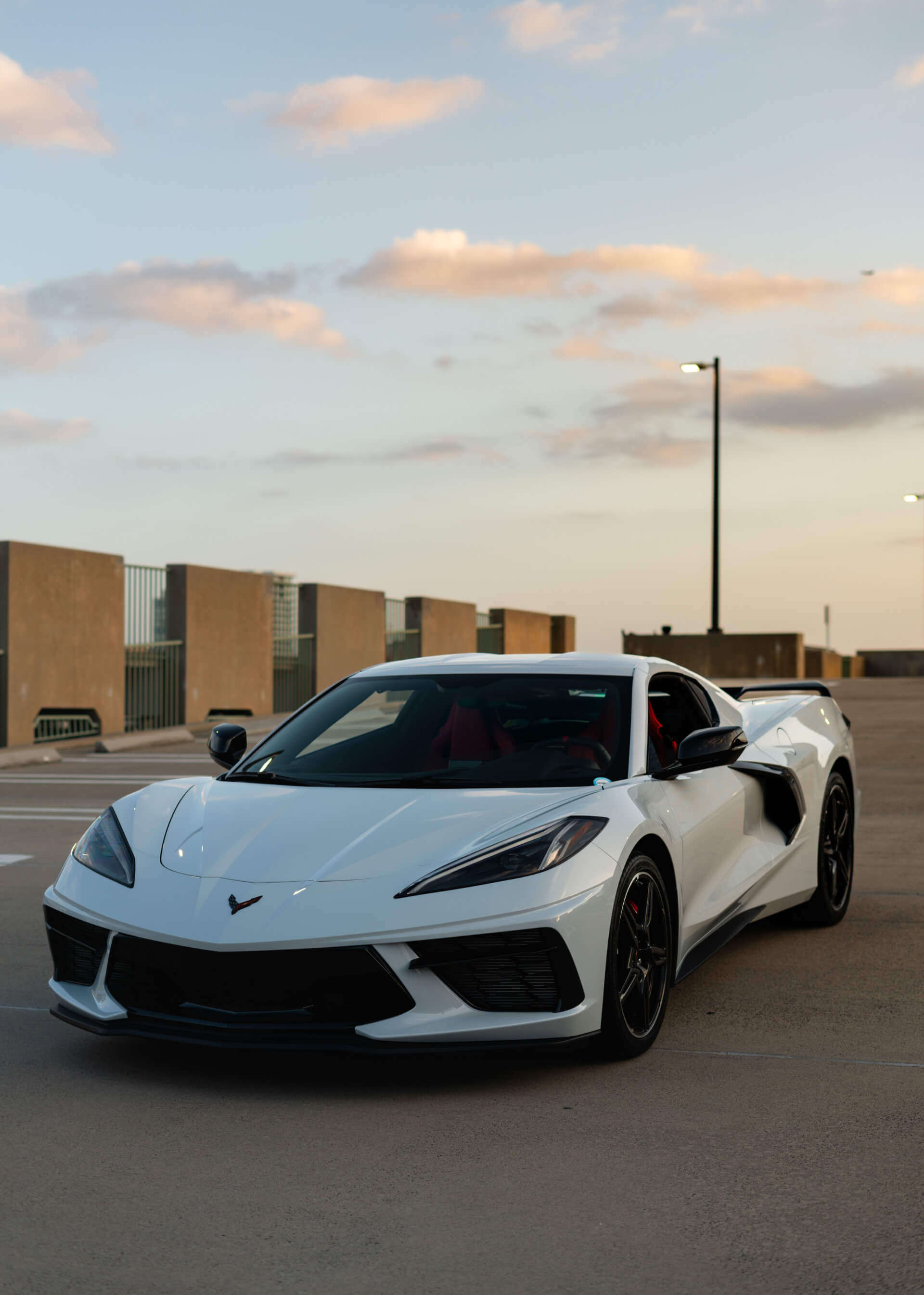 High-gloss protected automotive paint illustrating coating water behavior