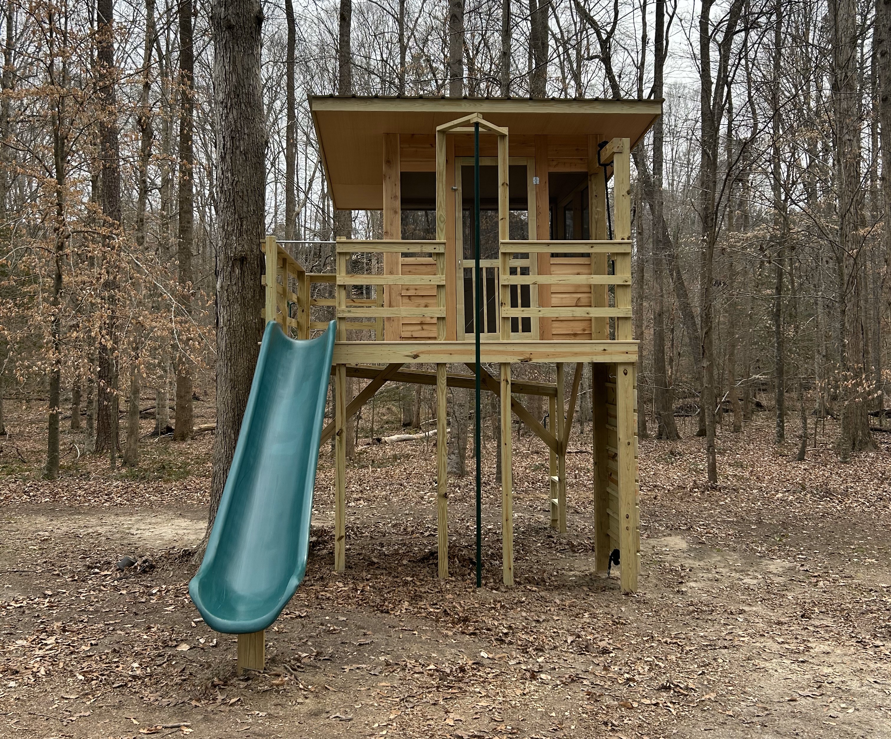 Treehouse in the woods