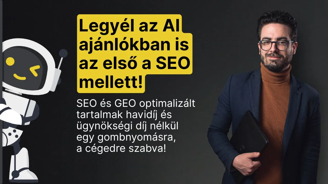 SEO és GEO optimalizált tartalmak