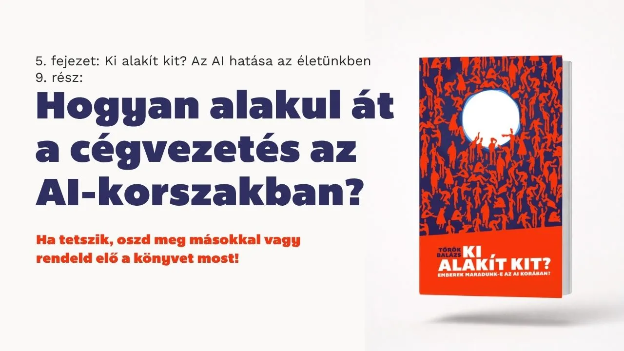 AI könyv Hogyan alakul át a cégvezetés az AI-korszakban