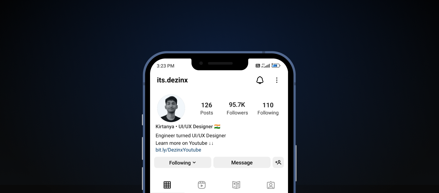Instagram page