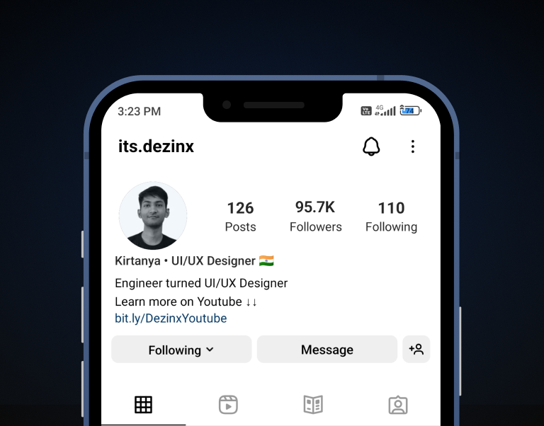 Instagram page