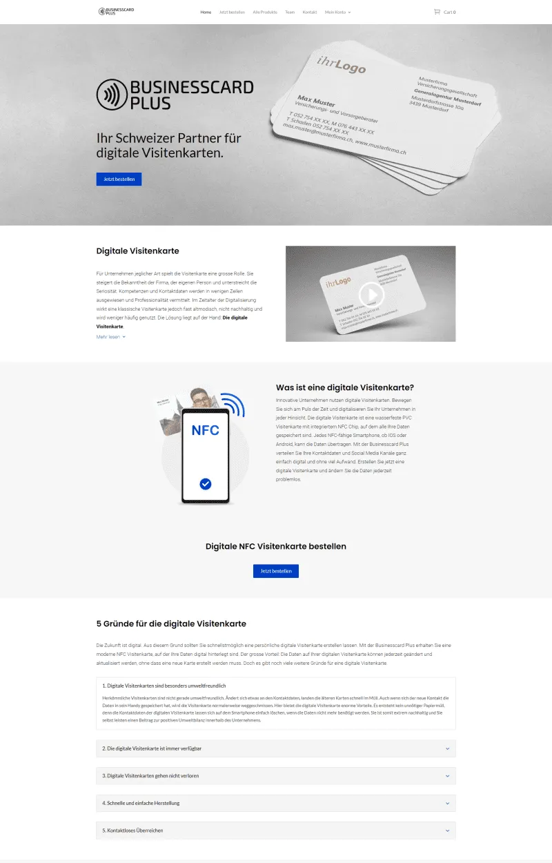 Webseite erstellen lassen Beispiel4
