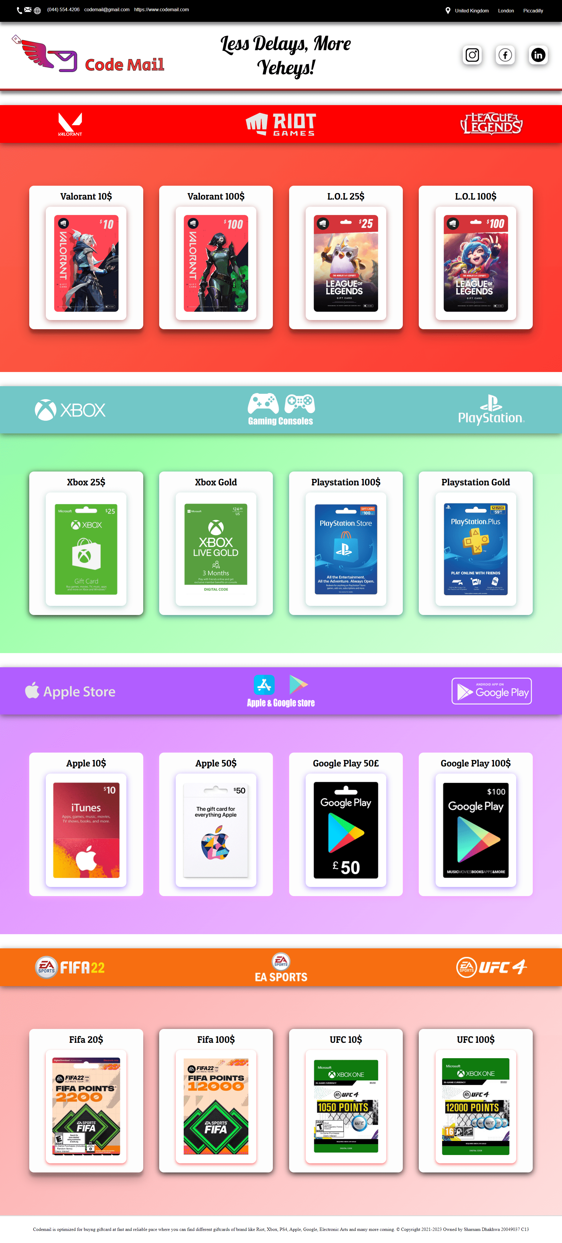 A screenshot of web page