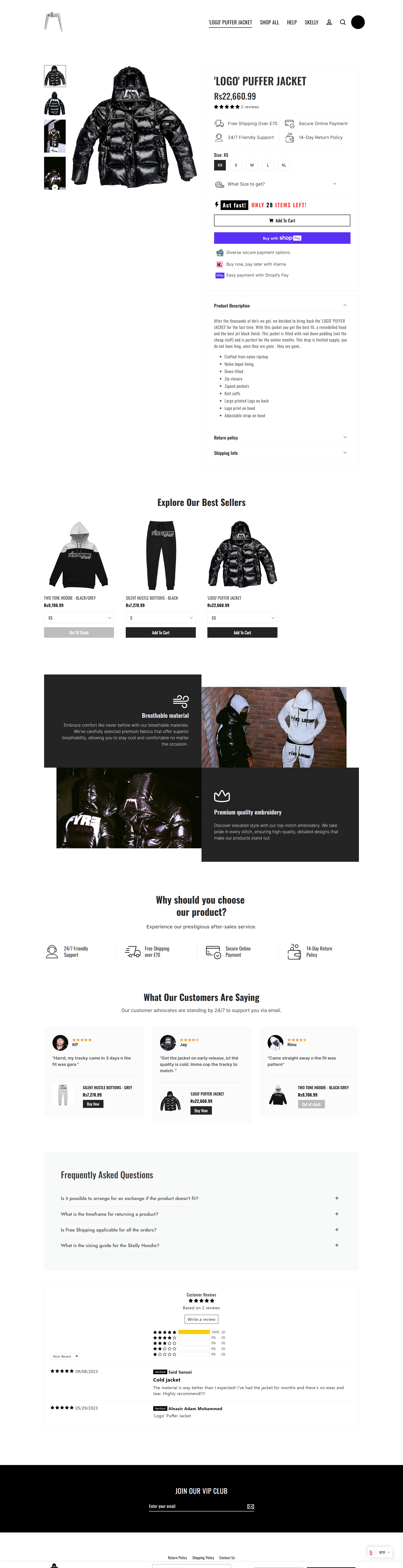 A screenshot of web page