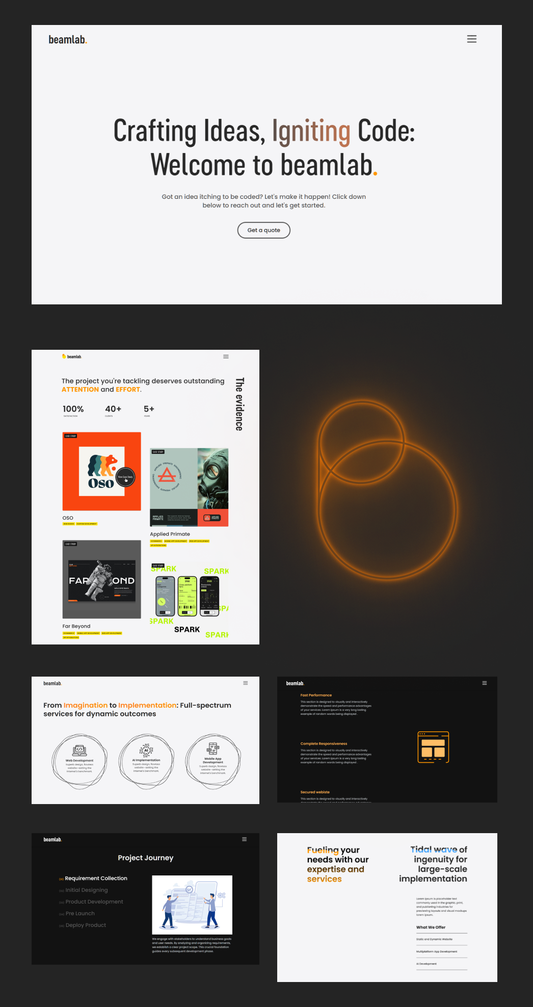 A screenshot of web page
