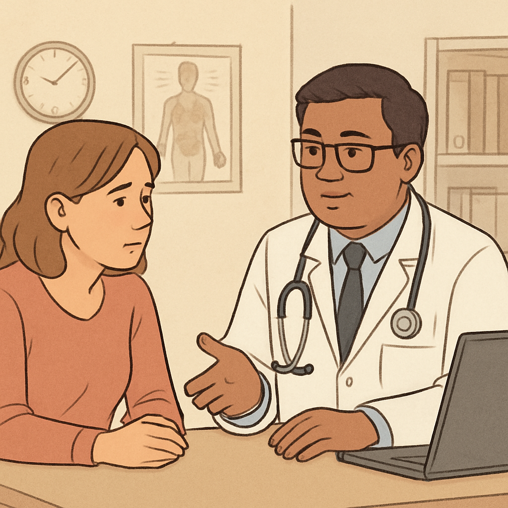Consulting with a primary care physician