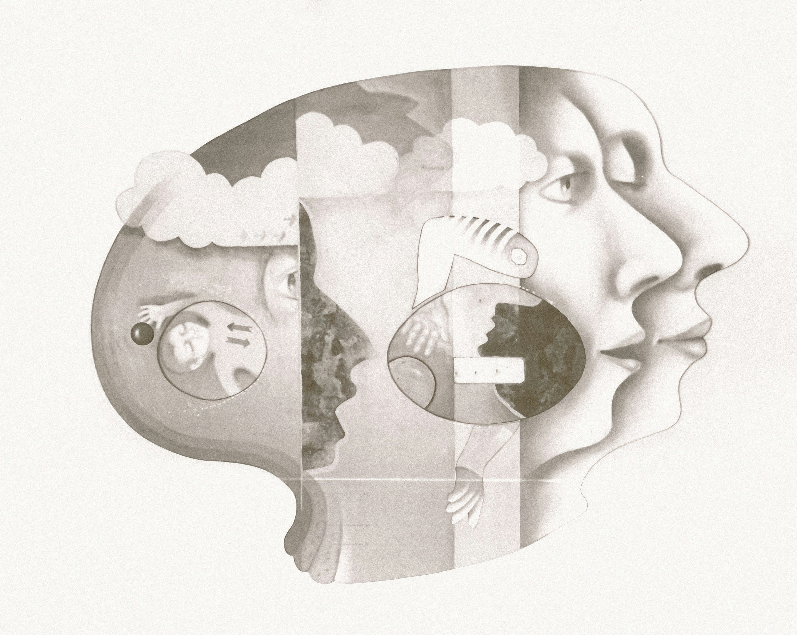 Different types of psychiatry represented in icons