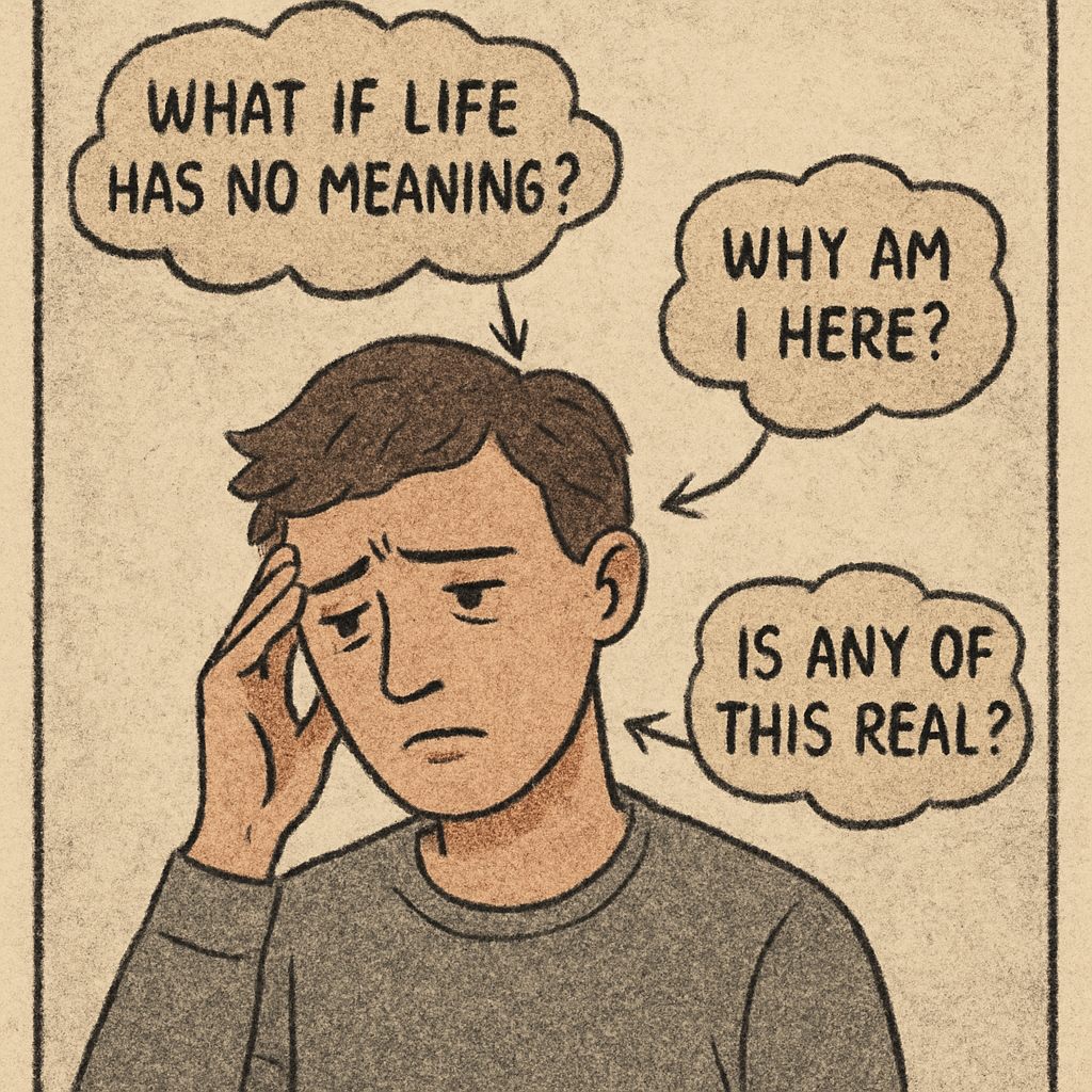 A visual representation of existential OCD