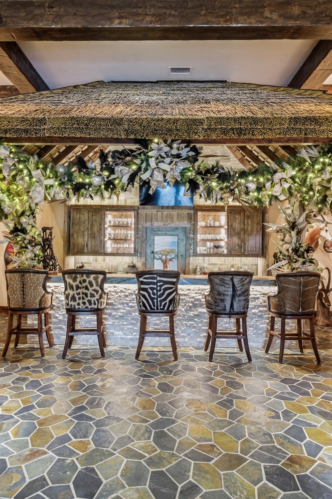 Bar with Garland