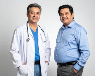 Patient discussing loose skin concerns after significant weight loss following bariatric surgery