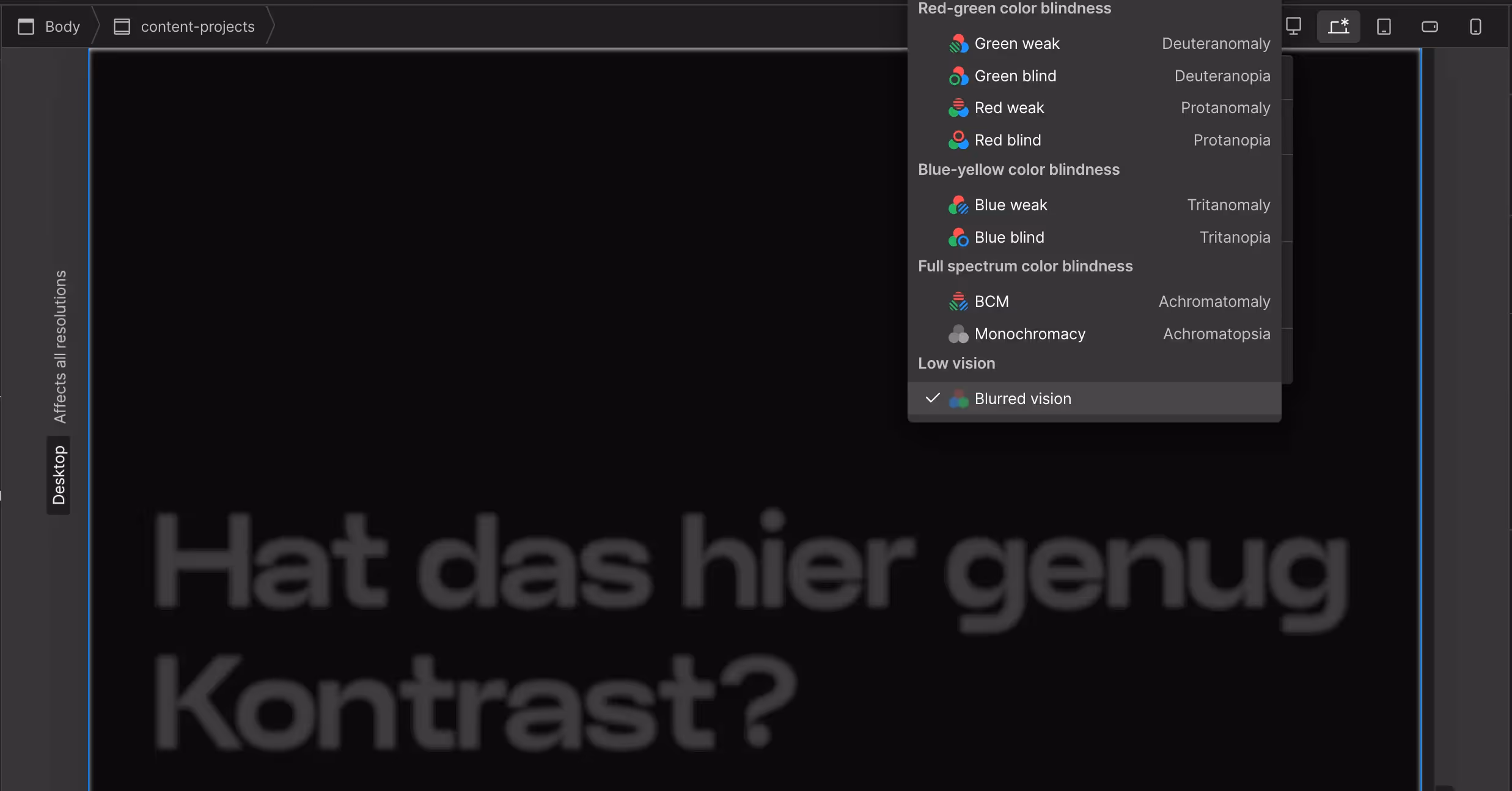 Webflow Tools für Barrierefreiheit