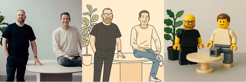 Kirch&Kriewald im Tim & Stuppi & Lego-Style