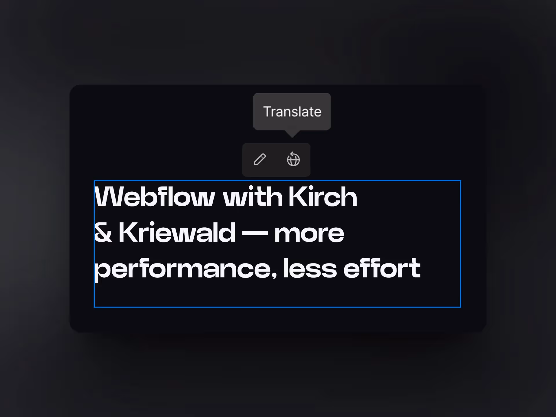 Texte per AI direkt in Webflow übersetzen lassen