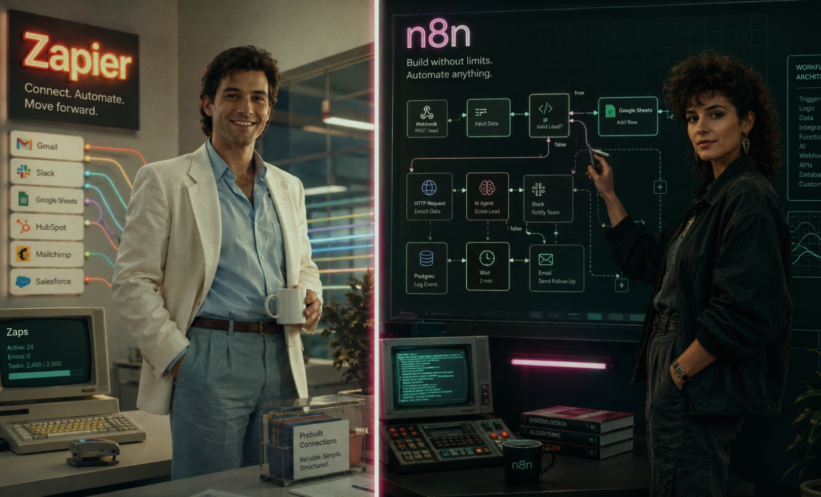 n8n vs. Zapier: Welche Automatisierung passt zu B2B-Marketing-Teams?