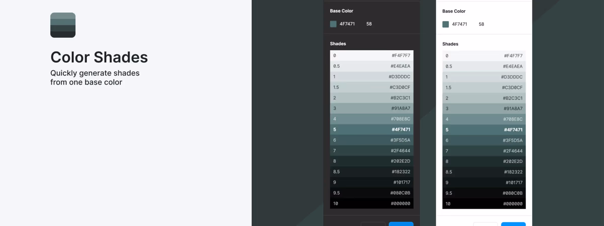 Comment générer les teintes d’une couleur avec le plugin Figma “Color Shades”